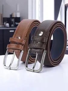 Provogue Men pack of 2 Formal Belt