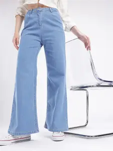 glitchez Women Tailored Wide Leg Stretchable Jeans