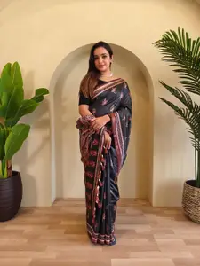Anouk Women Ethnic Motifs Zari Saree