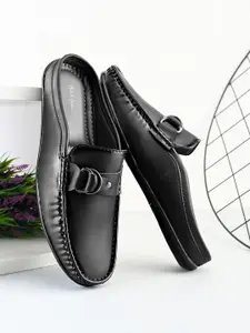 Mast & Harbour Men Round Toe Slip-On Mules