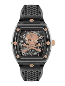 PHILIPP PLEIN Men Brass Dial & Straps Analogue Watch PWPTA0424