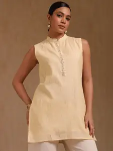 Soch Women Pure Cotton Mandarin Collar Kurtis