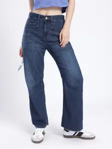 glitchez Women Straight Light Fade Jeans