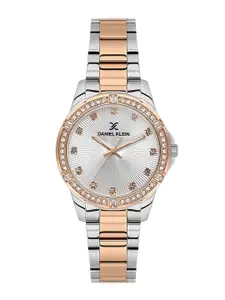Daniel Klein Women Stainless Steel Bracelet Style Straps Analogue Watch DK.1.13951-6