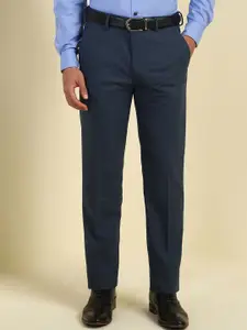 Allen Solly Sport Men Slim Fit Mid-Rise Formal Trousers