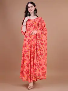Raiyani Fashion Women Floral Printed Kurtas With Dupatta