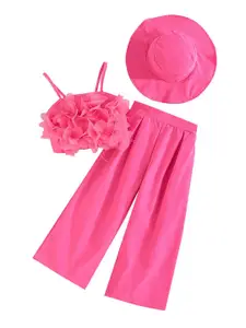 StyleCast x Revolte Girls Ruffle Top With Palazzos