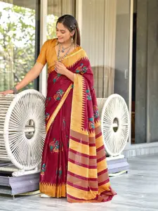 Anouk Pure Cotton Ikat Saree