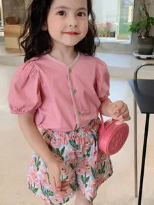 StyleCast x Revolte Girls Pure Cotton Top With Shorts