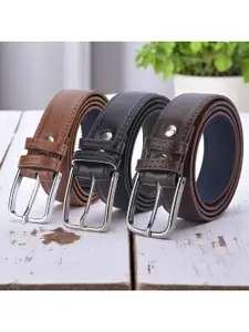 Provogue Men Set Of 3 Formal Belt