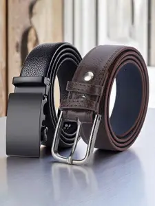 Provogue Men Pack Of 2 Formal Belt