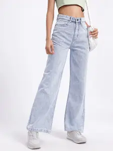 glitchez Women Wide Leg Jeans