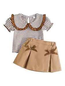 StyleCast x Revolte Girls Striped Top With Skirt