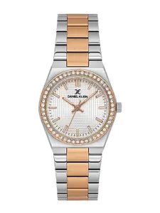 Daniel Klein Women Dial & Stainless Steel Bracelet Style Straps Watch DK.1.13949-6