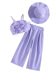 StyleCast x Revolte Girls Ruffle Top With Palazzos