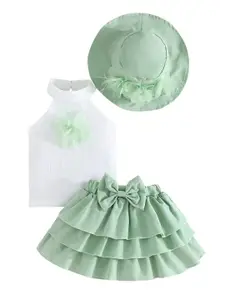 StyleCast x Revolte Girls Embellished Sleeveless Top With Skirt