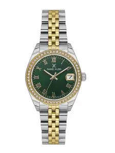 Daniel Klein Women Embellished Dial & Stainless SteelStraps Analogue Watch DK.1.13932-4