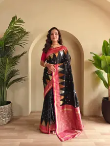 Anouk Ethnic Motifs Woven Design Kanjeevaram Saree