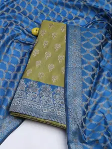 Meena Bazaar Woven Design Art Silk Unstitched Dress Material
