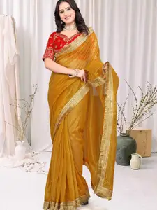 Avirat Designer Studio Solid Kanjeevaram Saree