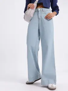 glitchez Women Wide Leg Jeans