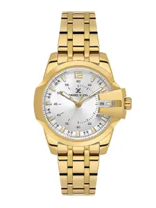 Daniel Klein Premium Lady Women Textured Bracelet Style Straps Analogue Watch DK.1.13956-4