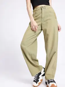 glitchez Women Distressed Baggy Jeans