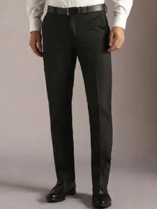 Louis Philippe Men Slim Fit Mid-Rise Formal Trousers
