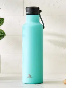 Home Centre Atlantis Casa Green & Black Single Stainless Steel Solid Water Bottle