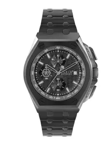 PHILIPP PLEIN plein extreme Men Brass Dial & Stainless Steel Analogue Watch PWGAA0921