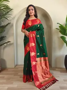 Anouk Woven Design Zari Banarasi Saree