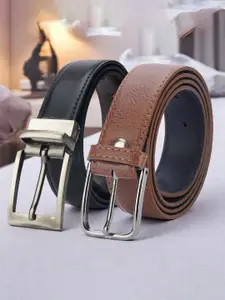 Provogue Men Pack Of 2 Reversible Formal Belt