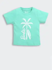 Tiny Girl Brand Logo Placement Print Cotton Top