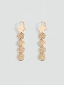 MANGO Circular Shaped Drop Earrings