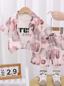 StyleCast x Revolte Boys Printed Shirt With Shorts