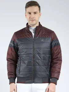 Monte Carlo Men Colourblocked Puffer Jacket