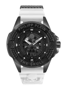 PHILIPP PLEIN the $kull Men Brass Dial & Straps Analogue Watch PWAAA2624