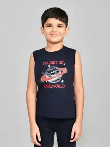 Lux Cozi Boys Graphic Printed Pure Cotton T-shirt with Shorts