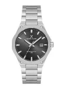 Daniel Klein Men Embellished Dial & Stainless Steel Analogue Watch DK.1.13999-1