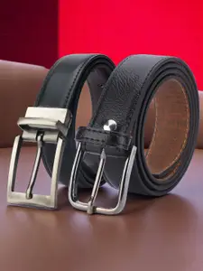 Provogue Men Pack of 2 Reversible Formal Belt