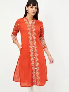 max Women Geometric Printed Kurta