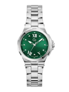 GC Women Brass Stainless Steel Bracelet Style Straps Analogue Watch Y29006L9MM