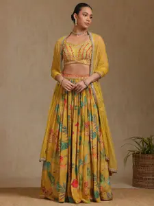 Soch Embellished Beads and Stones Ready to Wear Lehenga & Blouse With Dupatta