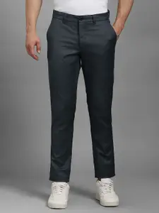 Louis Philippe Sport Men Slim Fit Mid-Rise Trousers