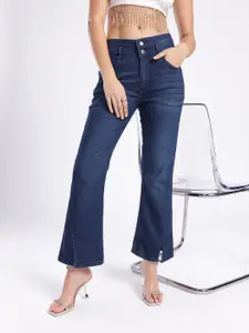 glitchez Women Bootcut Slit Stretchable Jeans