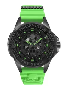 PHILIPP PLEIN the $kull Men Brass Dial & Straps Analogue Watch PWAAA2524