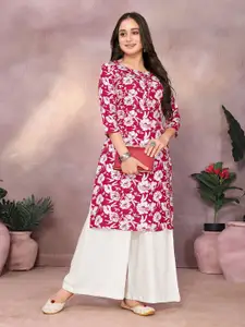 Rangita Floral Printed Straight Kurta