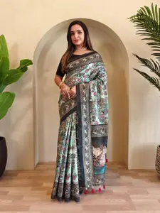 Anouk Kalamkari Chanderi Saree