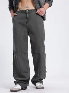 Kook N Keech Men Paneled Wide Leg Fit Jeans
