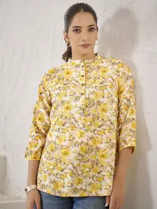 Anouk Women Floral Printed Pure Cotton Kurti